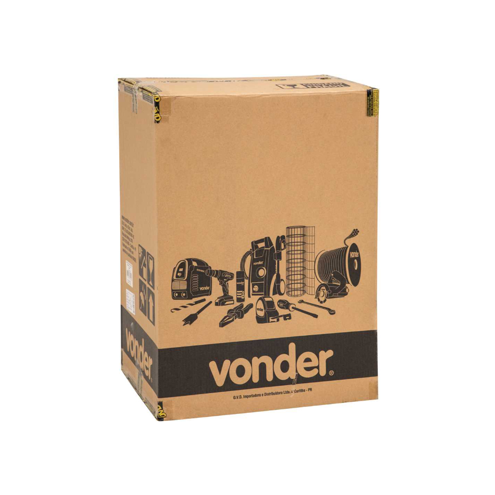 Cesto de basura - Basurero rectangular de acero inoxidable gris 50 l Vonder3