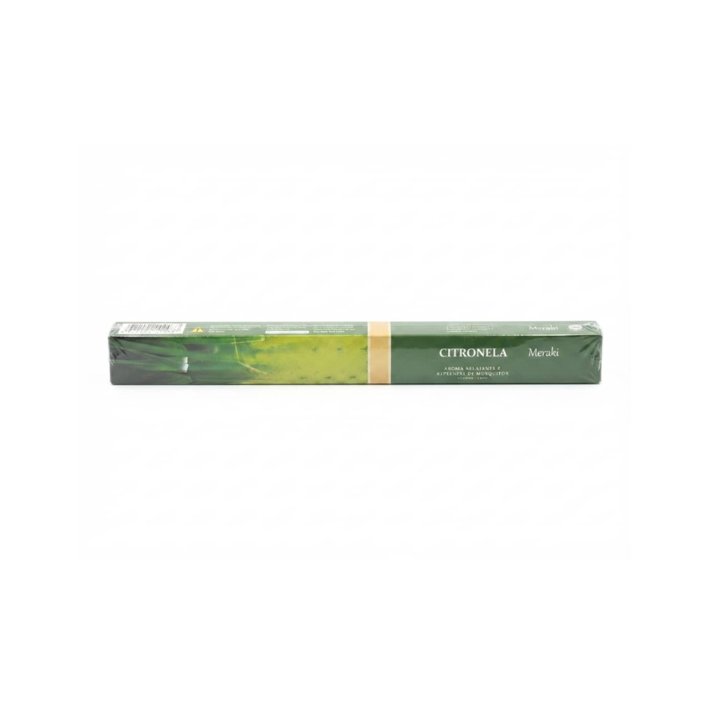 Varillas de incienso repelente de insectos aroma Citronella Meraki (20 u)