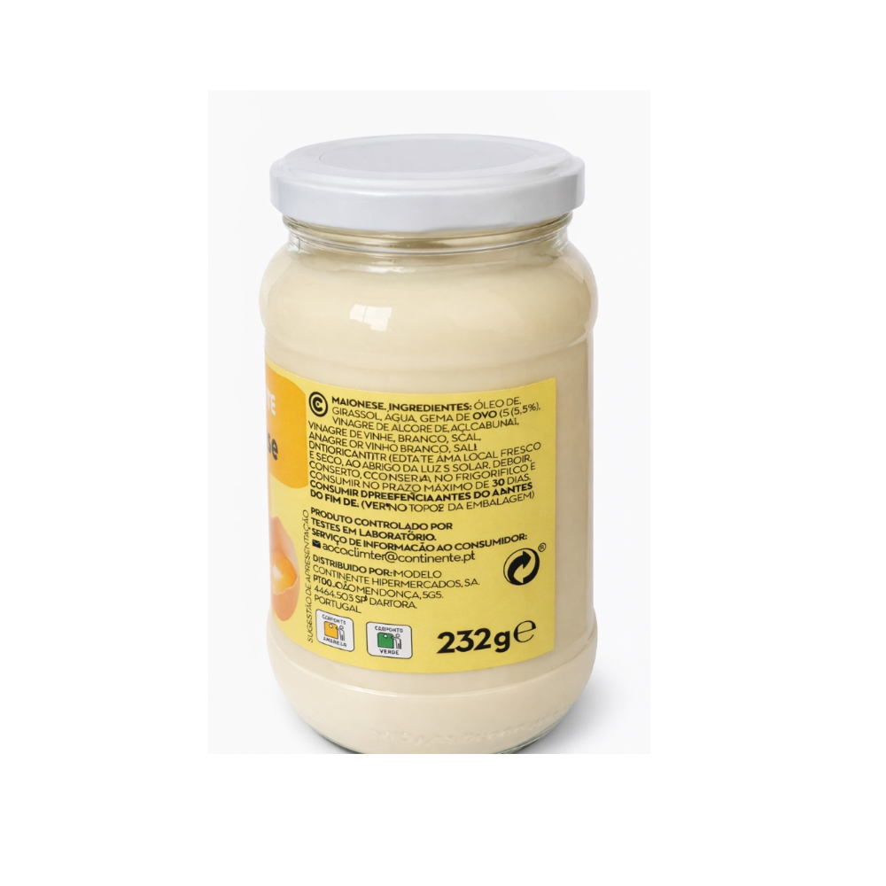 Mayonesa Continente (232 g / 8. 2 oz)1